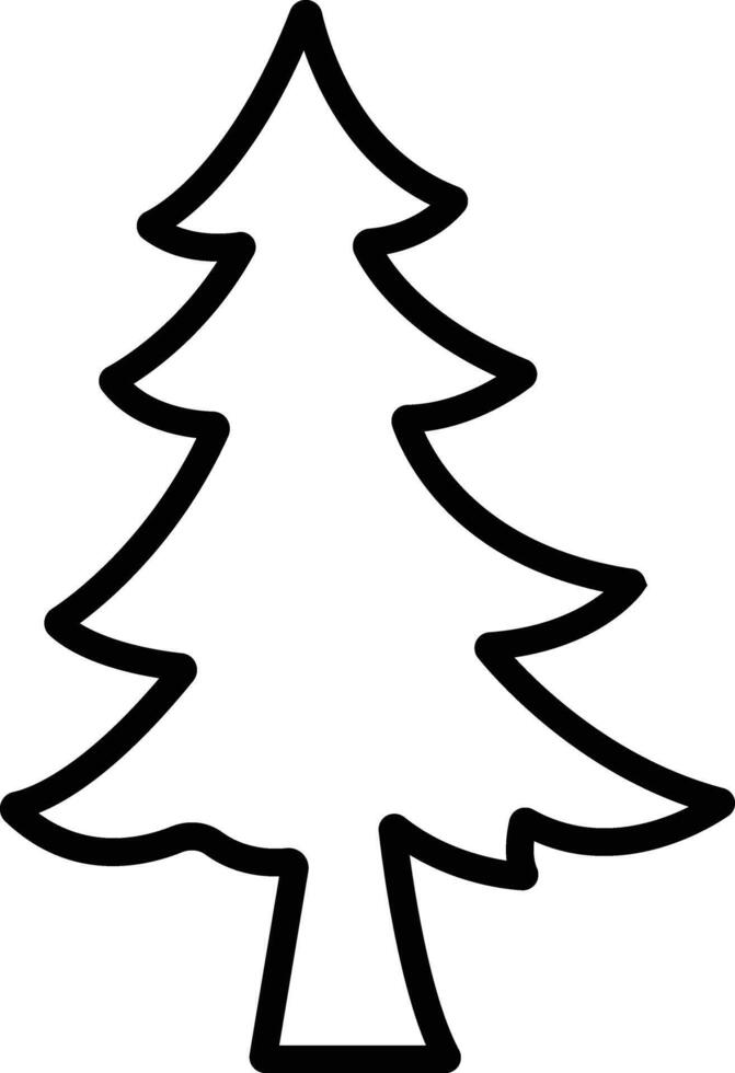 Christmas Tree icon in line style. vector For apps and Website. isolated on Contains such icons as Christmas Tree Can be used for Nature, Holiday, Winter posters