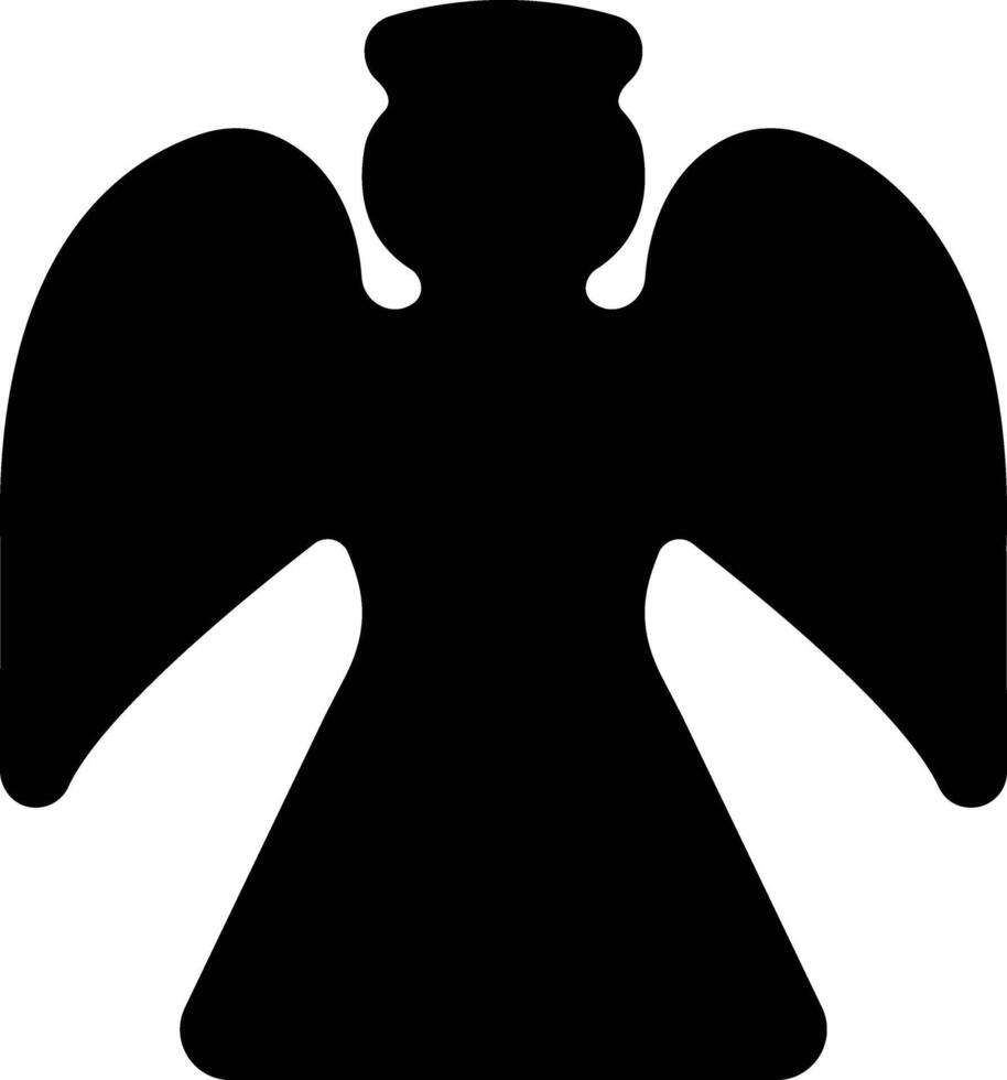 Angels with wings icon in flat style. isolated on spread, Christmas angel icon Holy angel sign for mobile concept and website design. Symbol, graphics logo Vector