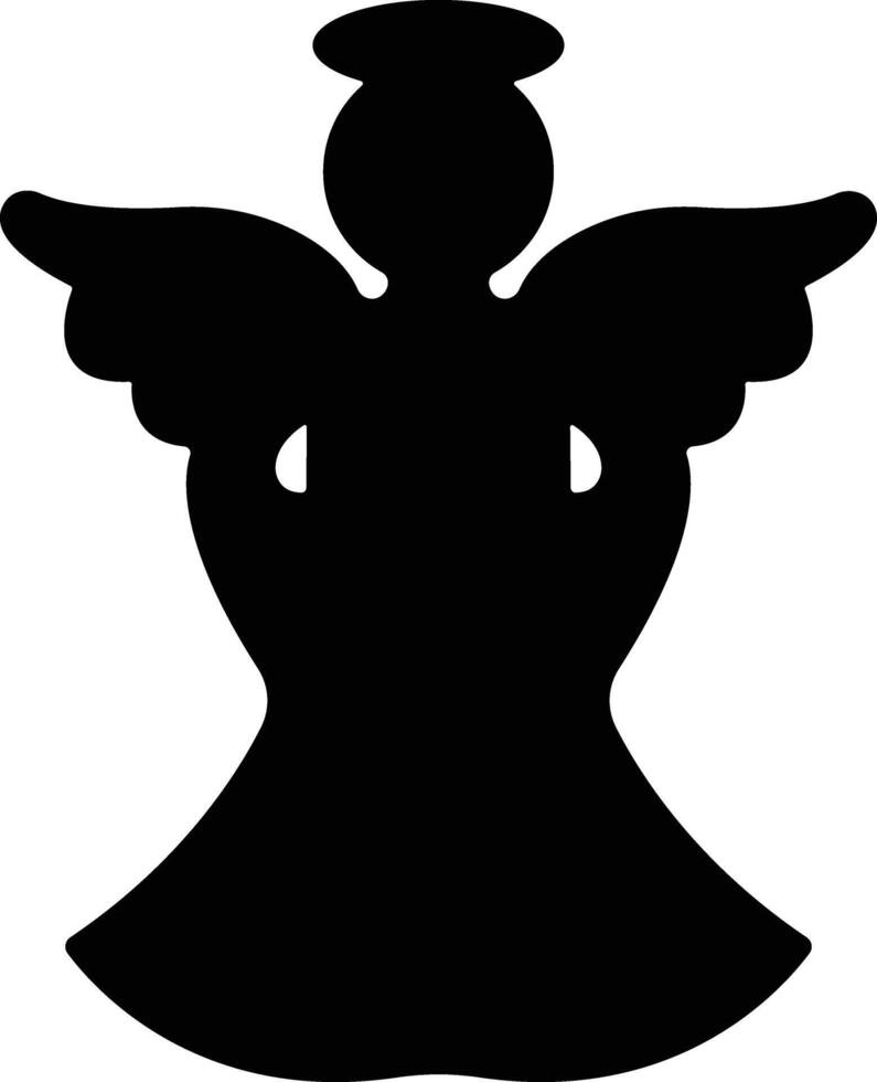 Angels with wings icon in flat style. isolated on spread, Christmas angel icon Holy angel sign for mobile concept and website design. Symbol, graphics logo Vector