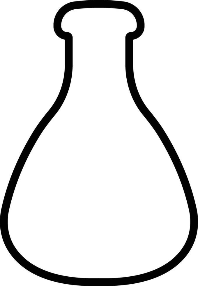 Potion icon in line. isolated on Magic potion flask bottle fantasy elixir glass bubble fairy drink mysterious, glowing and boiling liquid, mushroom. vector for apps, website