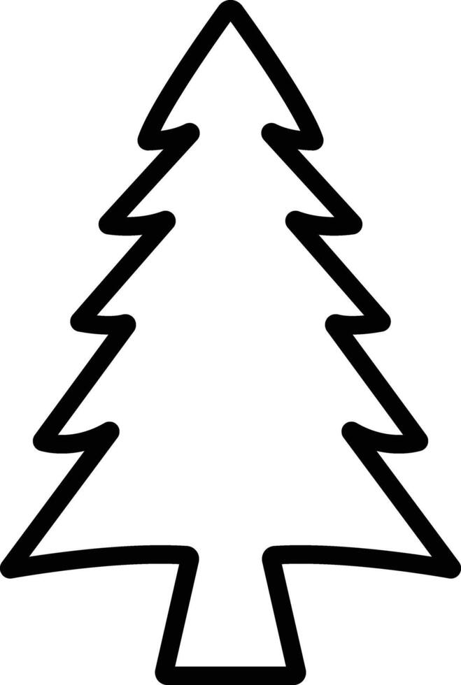 Christmas Tree icon in line style. vector For apps and Website. isolated on Contains such icons as Christmas Tree Can be used for Nature, Holiday, Winter posters