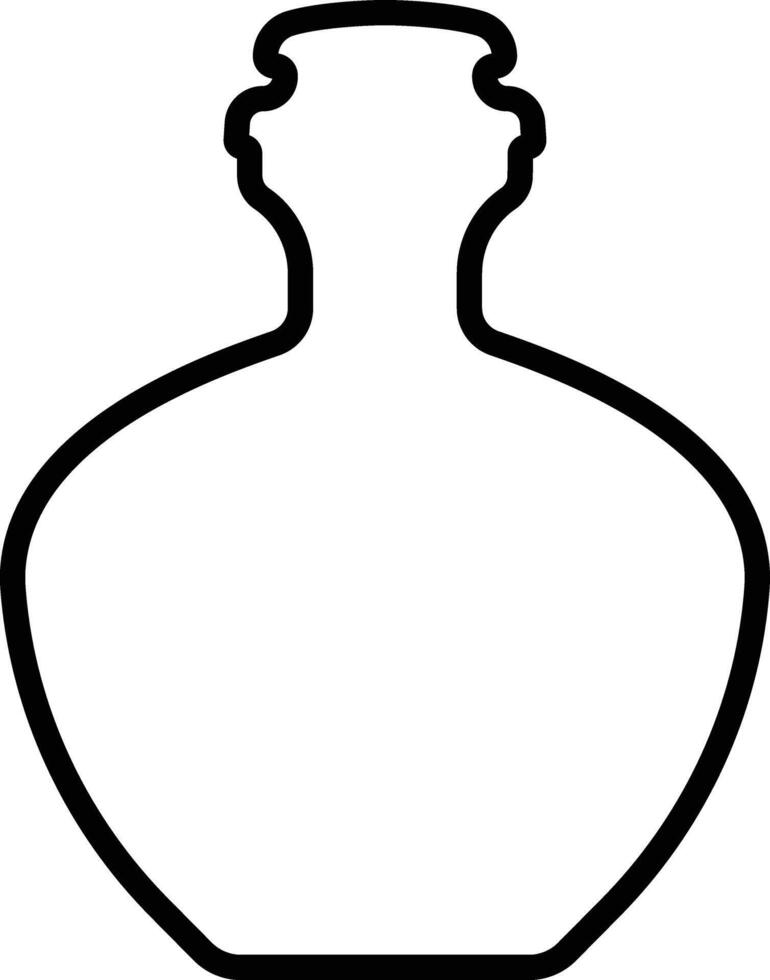 Potion icon in line. isolated on Magic potion flask bottle fantasy elixir glass bubble fairy drink mysterious, glowing and boiling liquid, mushroom. vector for apps, website