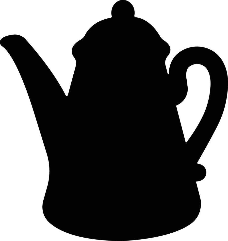 té maceta icono en plano estilo. aislado en té tetera o tetera firmar y símbolo. teteras, Bebiendo café maceta. resumen diseño logotipo Arte vector para aplicaciones sitio web