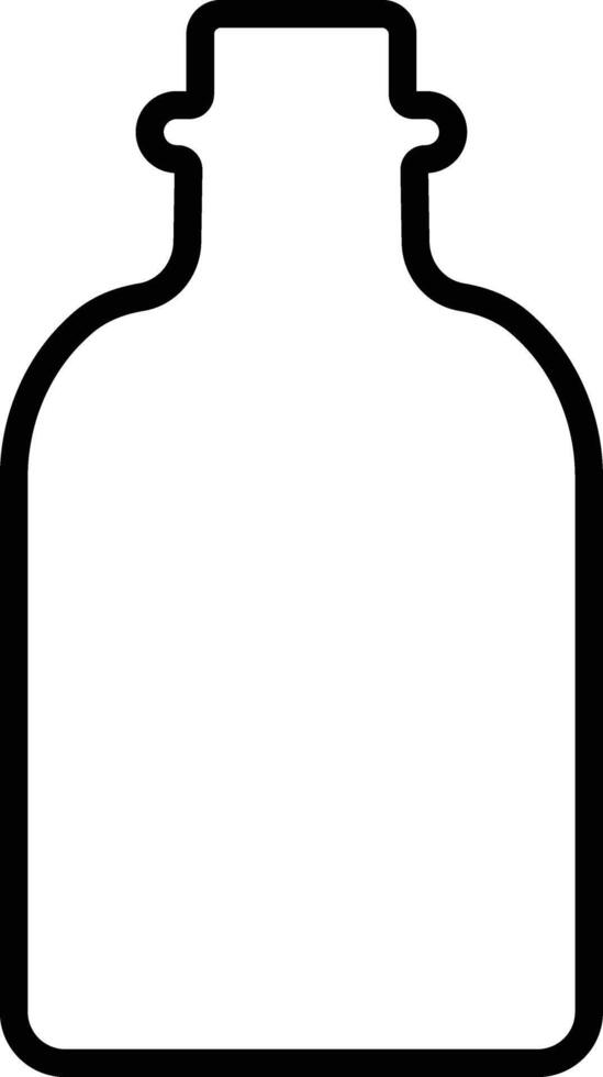 Potion icon in line. isolated on Magic potion flask bottle fantasy elixir glass bubble fairy drink mysterious, glowing and boiling liquid, mushroom. vector for apps, website