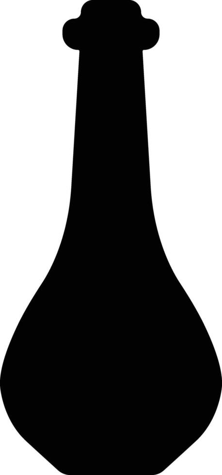 Potion icon in flat. isolated on Magic potion flask bottle fantasy elixir glass bubble fairy drink mysterious, glowing and boiling liquid, mushroom. vector for apps, website