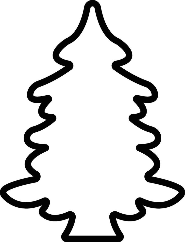 Christmas Tree icon in line style. vector For apps and Website. isolated on Contains such icons as Christmas Tree Can be used for Nature, Holiday, Winter posters