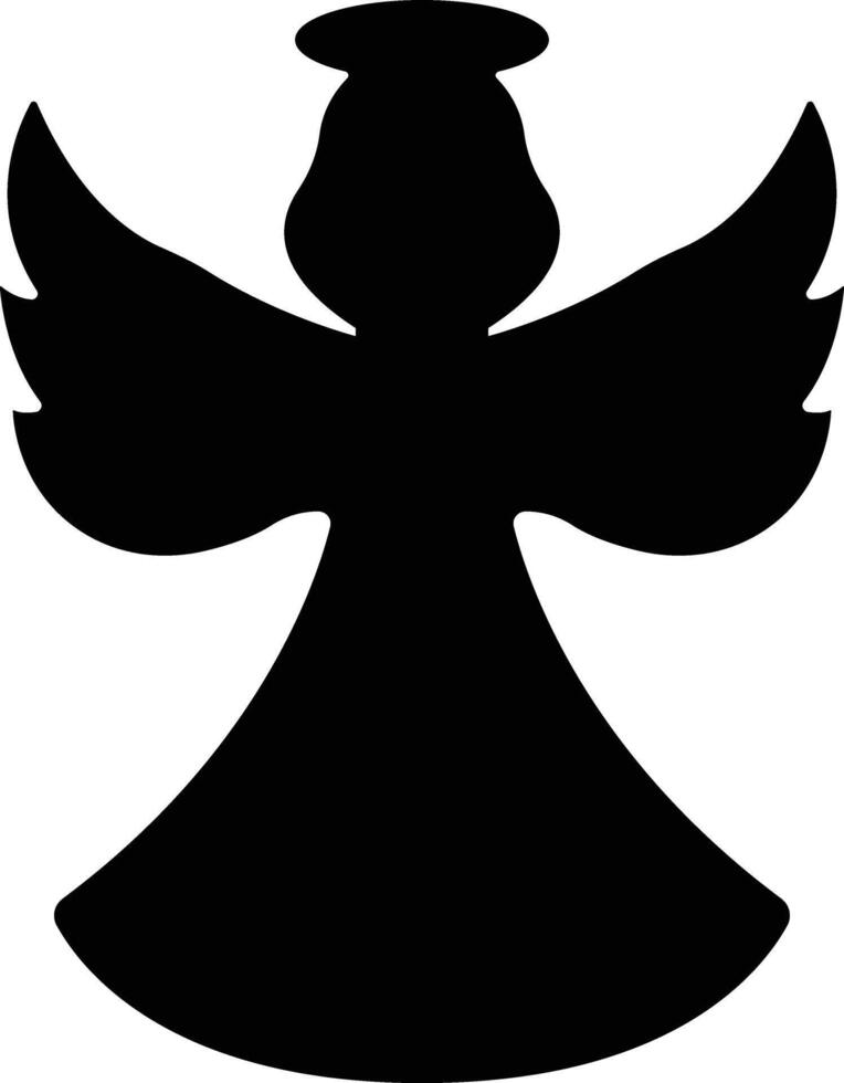 Angels with wings icon in flat style. isolated on spread, Christmas angel icon Holy angel sign for mobile concept and website design. Symbol, graphics logo Vector