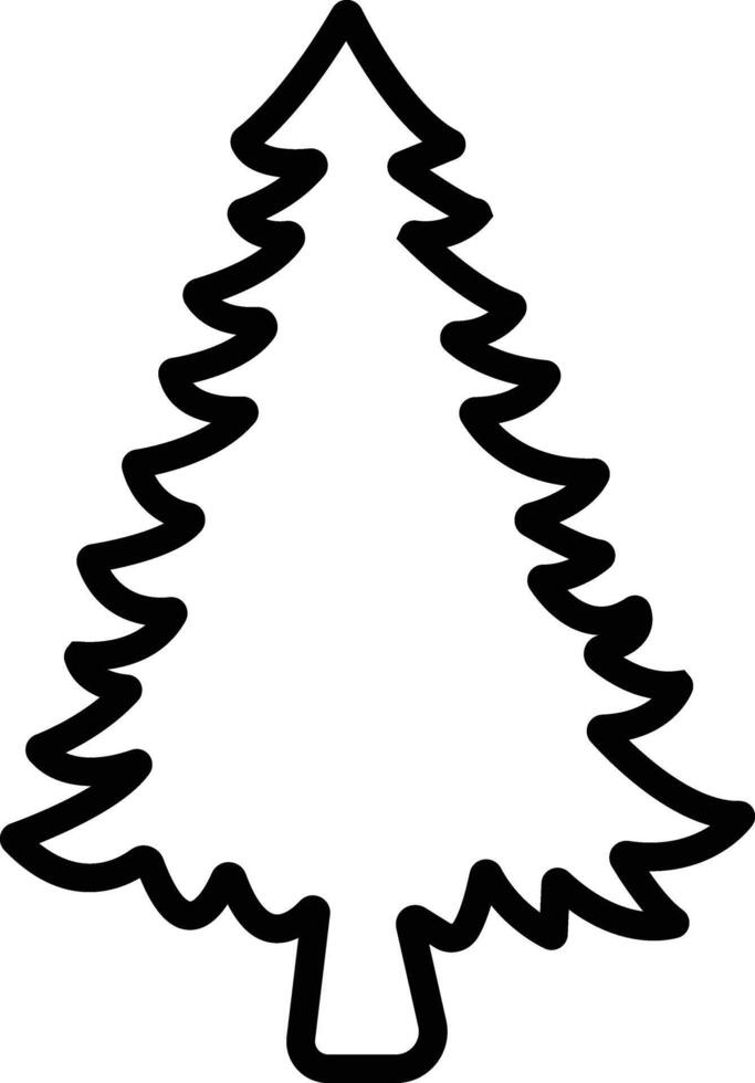 Christmas Tree icon in line style. vector For apps and Website. isolated on Contains such icons as Christmas Tree Can be used for Nature, Holiday, Winter posters