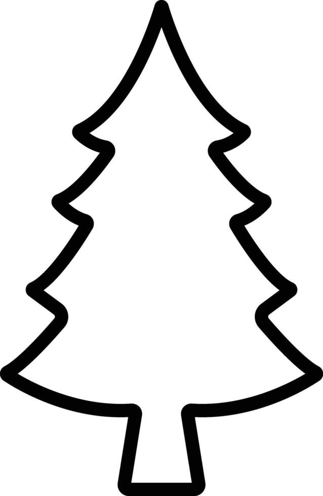 Christmas Tree icon in line style. vector For apps and Website. isolated on Contains such icons as Christmas Tree Can be used for Nature, Holiday, Winter posters