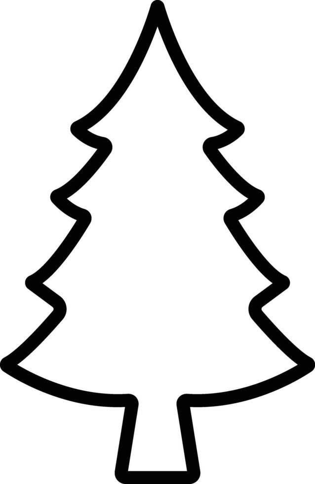 Christmas Tree icon in line style. vector For apps and Website. isolated on Contains such icons as Christmas Tree Can be used for Nature, Holiday, Winter posters