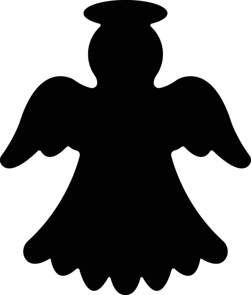 Angels with wings icon in flat style. isolated on spread, Christmas angel icon Holy angel sign for mobile concept and website design. Symbol, graphics logo Vector