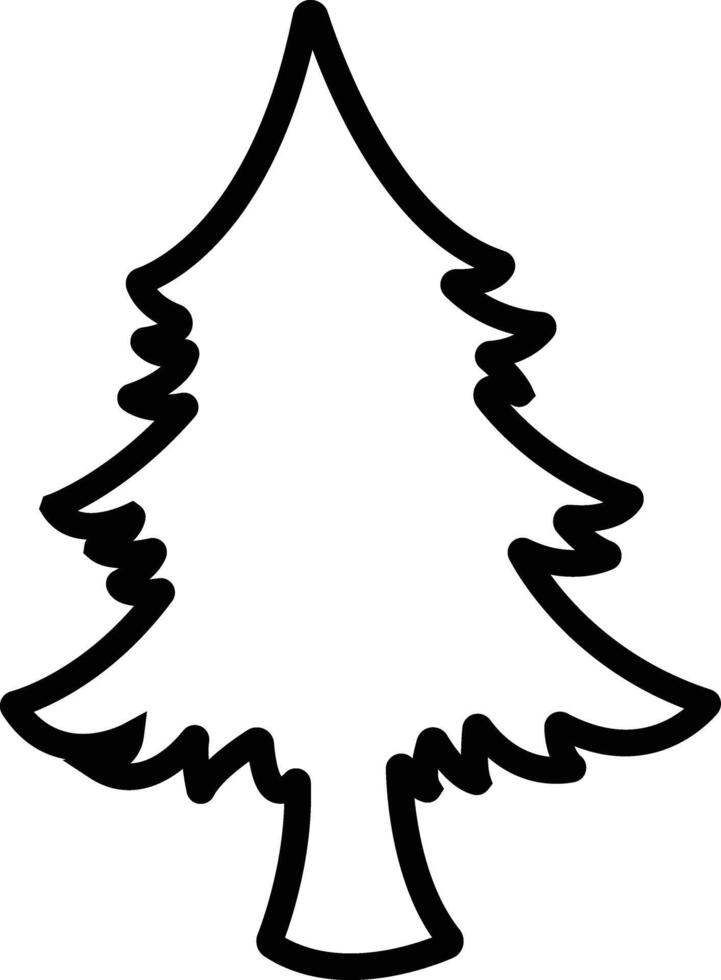 Christmas Tree icon in line style. vector For apps and Website. isolated on Contains such icons as Christmas Tree Can be used for Nature, Holiday, Winter posters