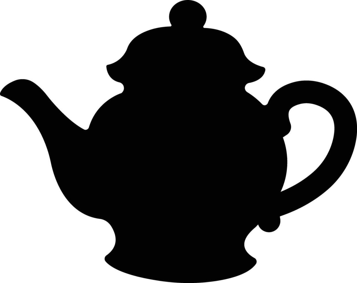 té maceta icono en plano estilo. aislado en té tetera o tetera firmar y símbolo. teteras, Bebiendo café maceta. resumen diseño logotipo Arte vector para aplicaciones sitio web