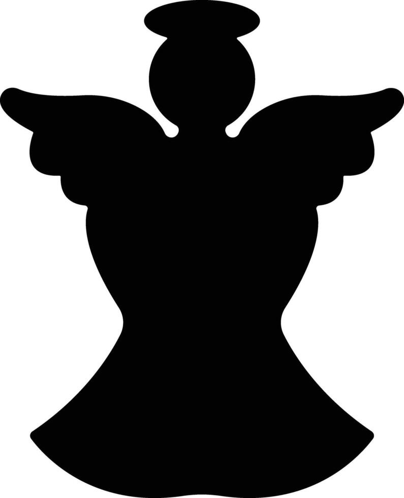 Angels with wings icon in flat style. isolated on spread, Christmas angel icon Holy angel sign for mobile concept and website design. Symbol, graphics logo Vector