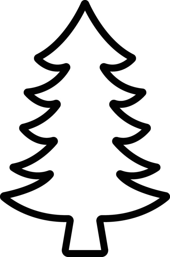 Christmas Tree icon in line style. vector For apps and Website. isolated on Contains such icons as Christmas Tree Can be used for Nature, Holiday, Winter posters