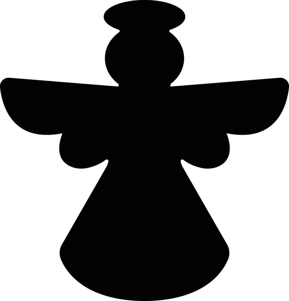 Angels with wings icon in flat style. isolated on spread, Christmas angel icon Holy angel sign for mobile concept and website design. Symbol, graphics logo Vector