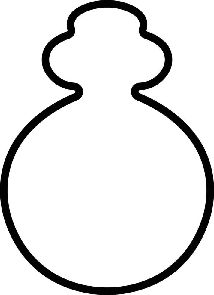Potion icon in line. isolated on Magic potion flask bottle fantasy elixir glass bubble fairy drink mysterious, glowing and boiling liquid, mushroom. vector for apps, website
