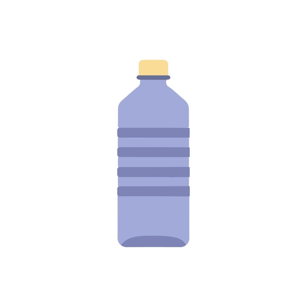 Water bottle on white isolated background. vector illustration