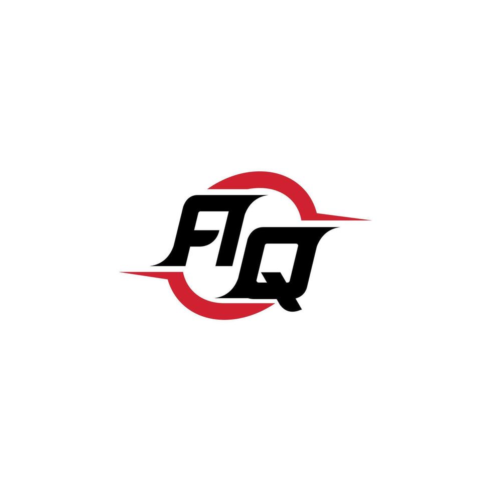 AQ initial esport or gaming team inspirational concept ideas vector
