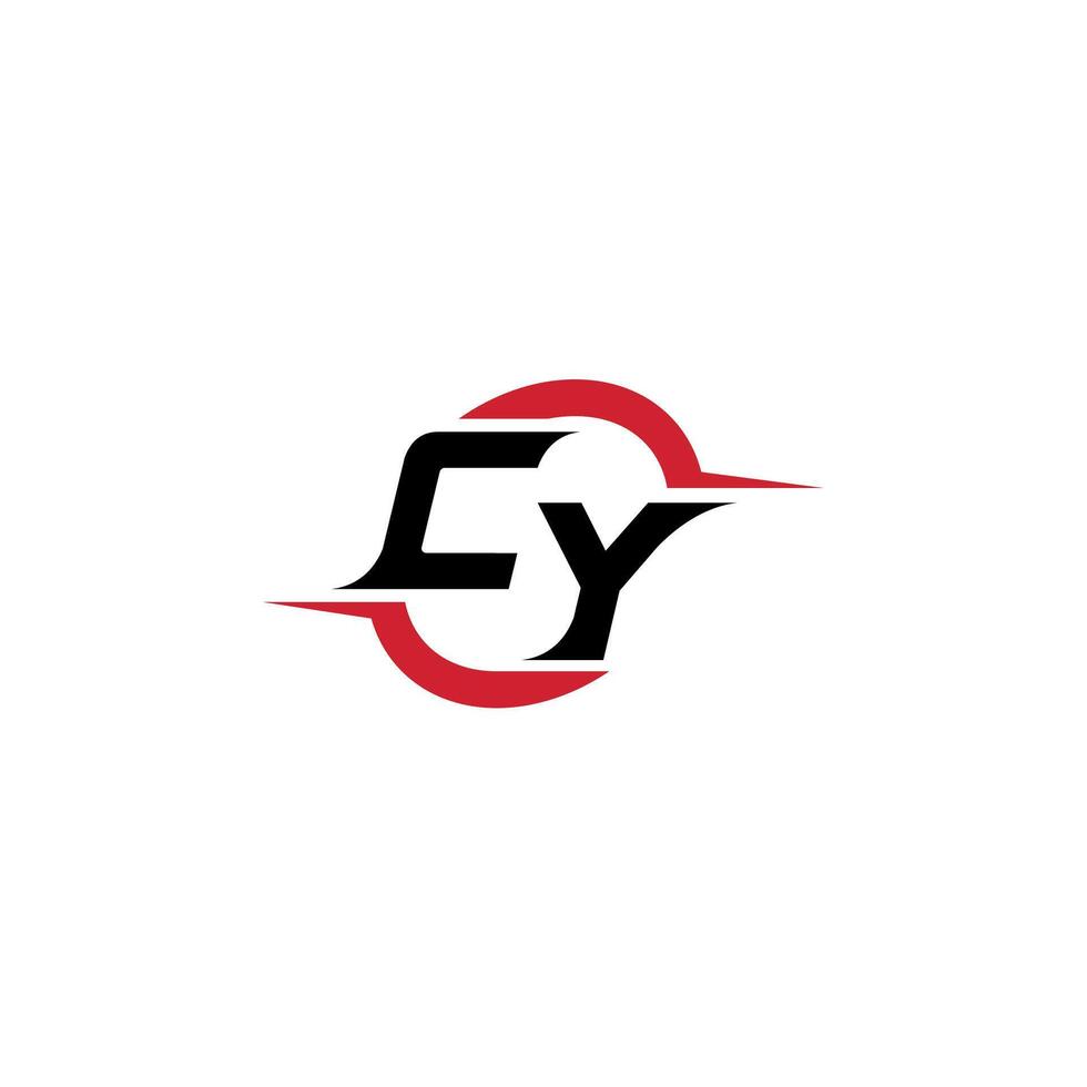 CY initial esport or gaming team inspirational concept ideas vector
