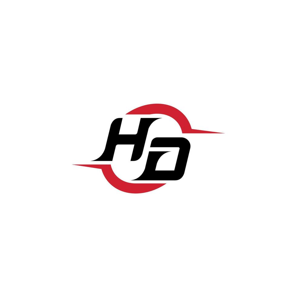 HD initial esport or gaming team inspirational concept ideas vector