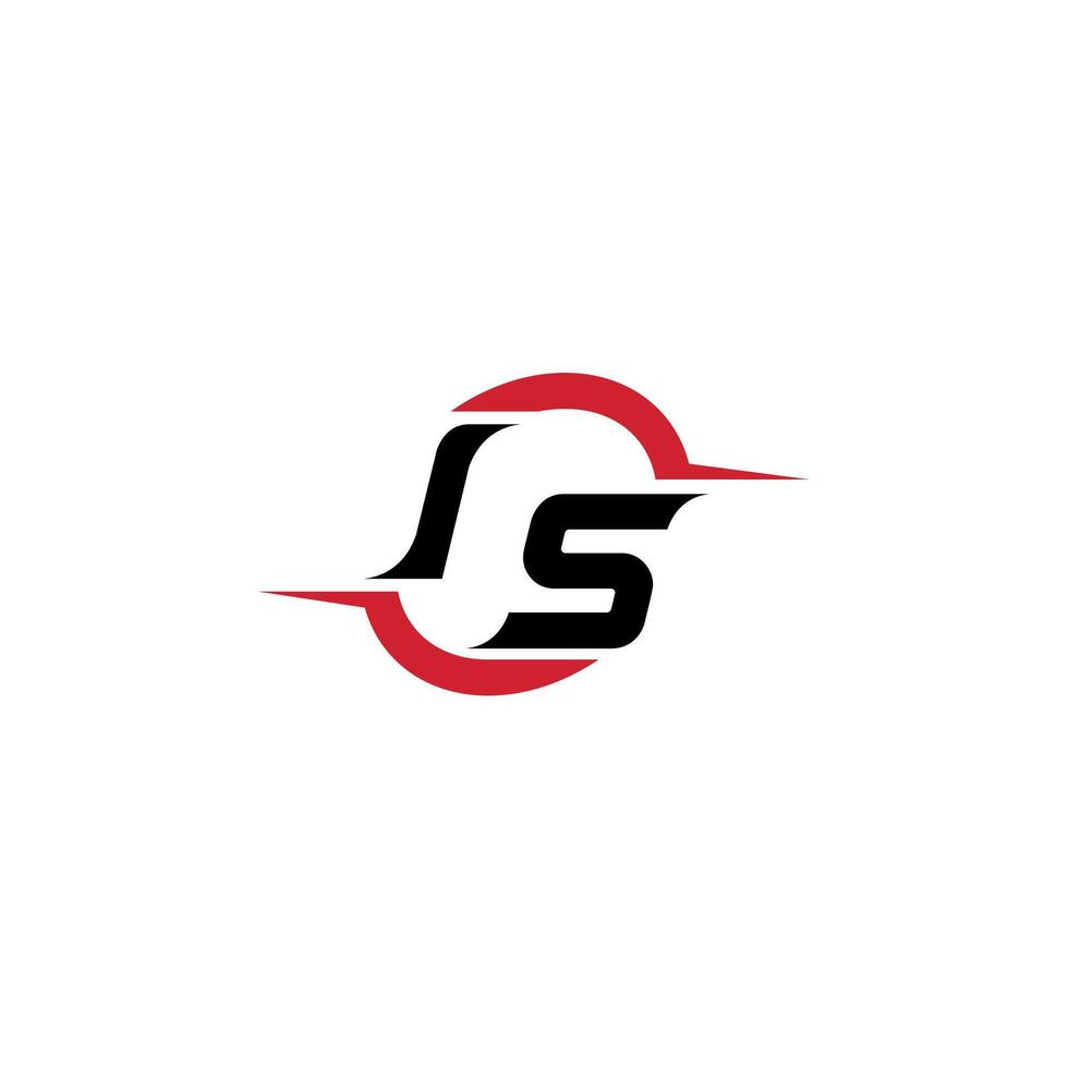 IS initial esport or gaming team inspirational concept ideas vector