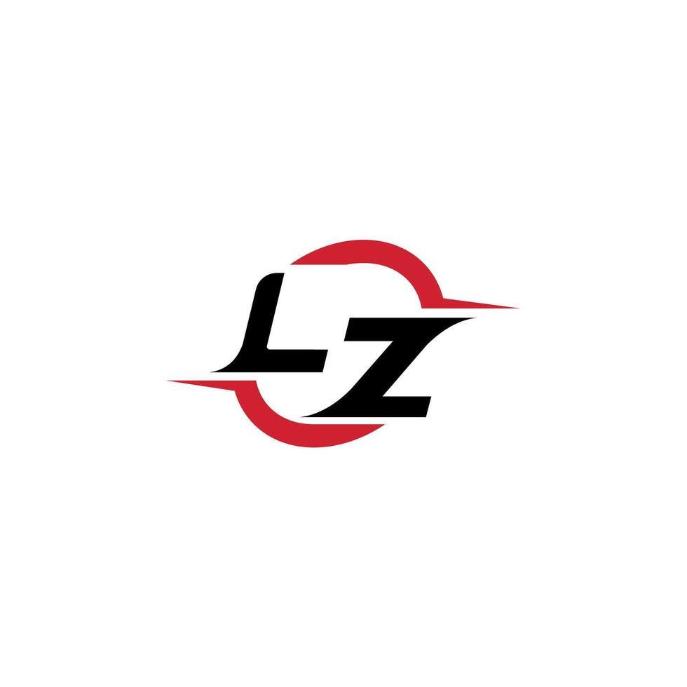 LZ initial esport or gaming team inspirational concept ideas vector
