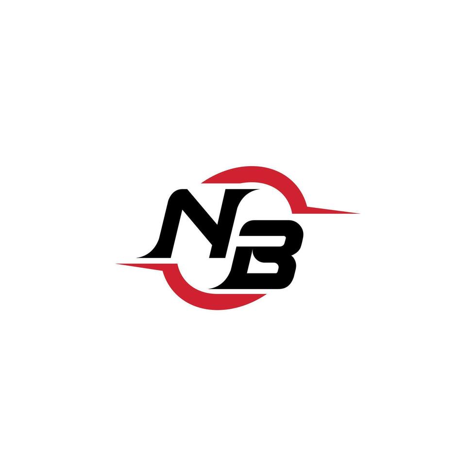 NB initial esport or gaming team inspirational concept ideas vector