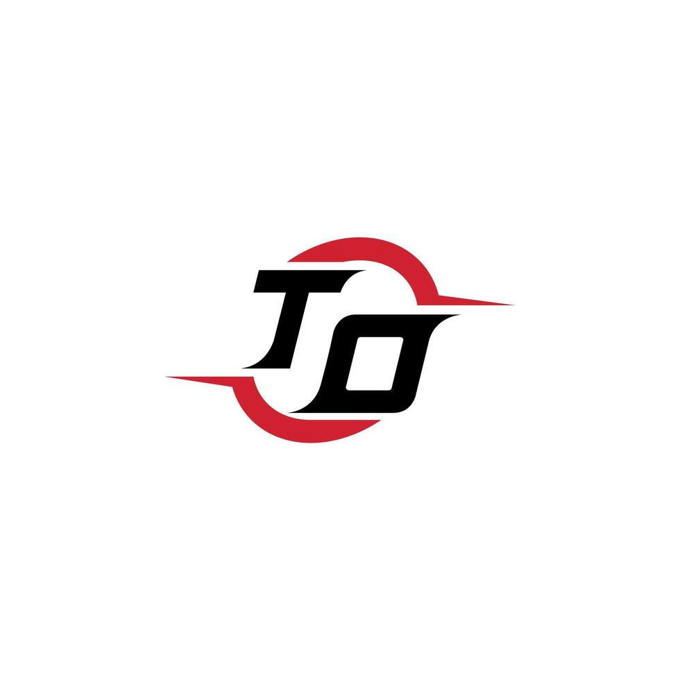 TO initial esport or gaming team inspirational concept ideas vector