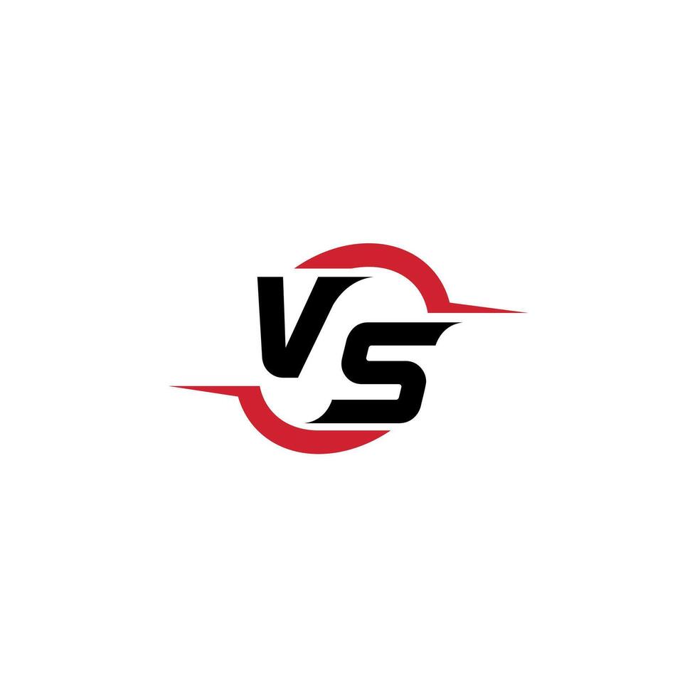 VS initial esport or gaming team inspirational concept ideas vector