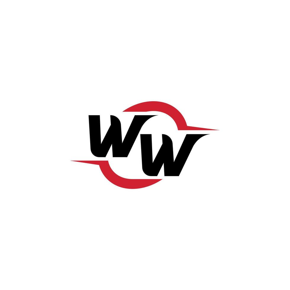 ww inicial deporte o juego de azar equipo inspirador concepto ideas vector