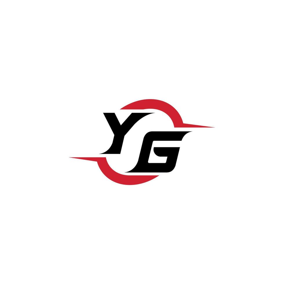 YG initial esport or gaming team inspirational concept ideas vector