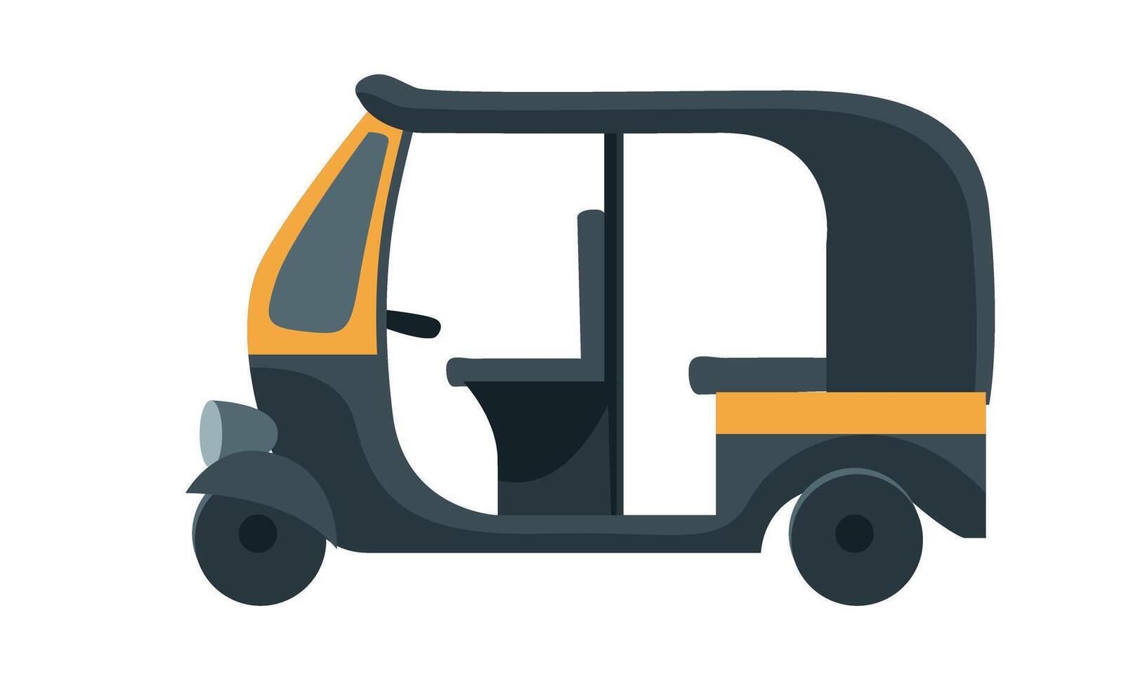 mumbai auto rickshaw vector