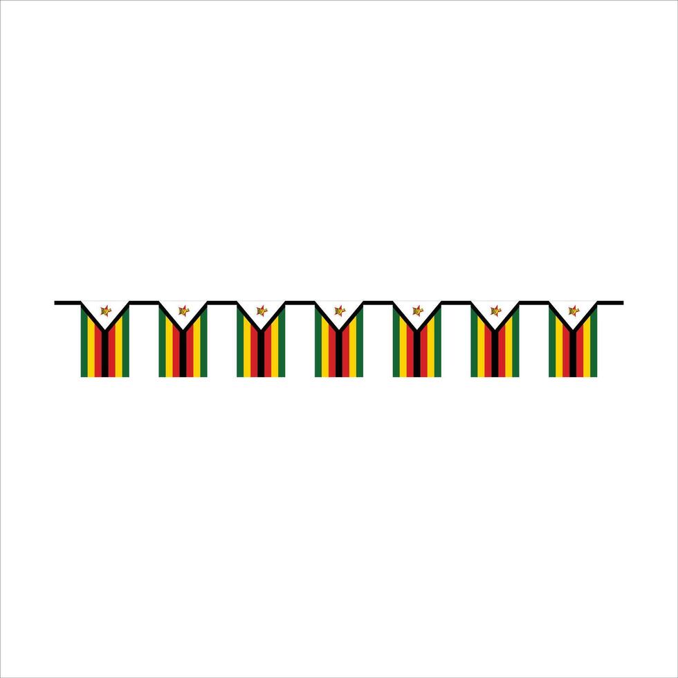 Zimbabwe Element Independence Day Illustration Design Vector