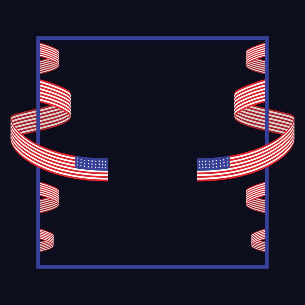 D-Day element frame design template vector