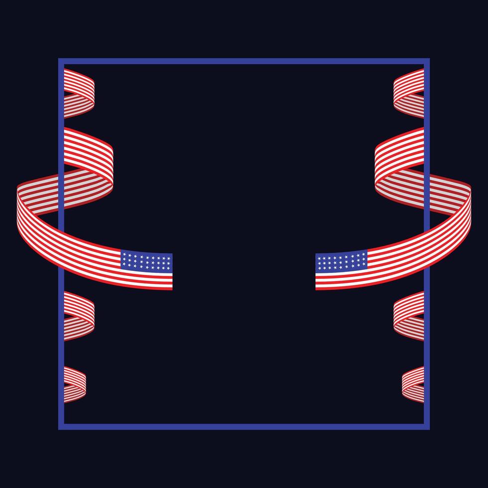 D-Day element frame design template vector