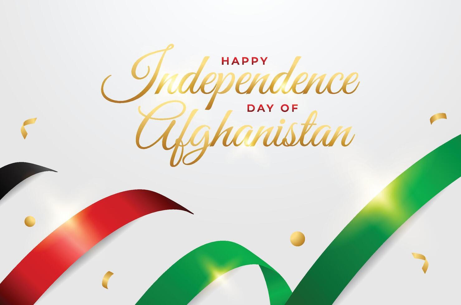 Afghanistan Independence day design illustration collection vector