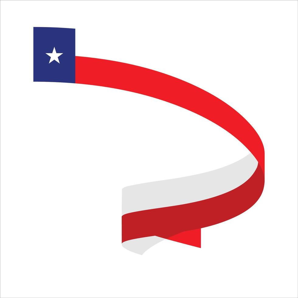 Texas Element Independence Day Illustration Design Vector