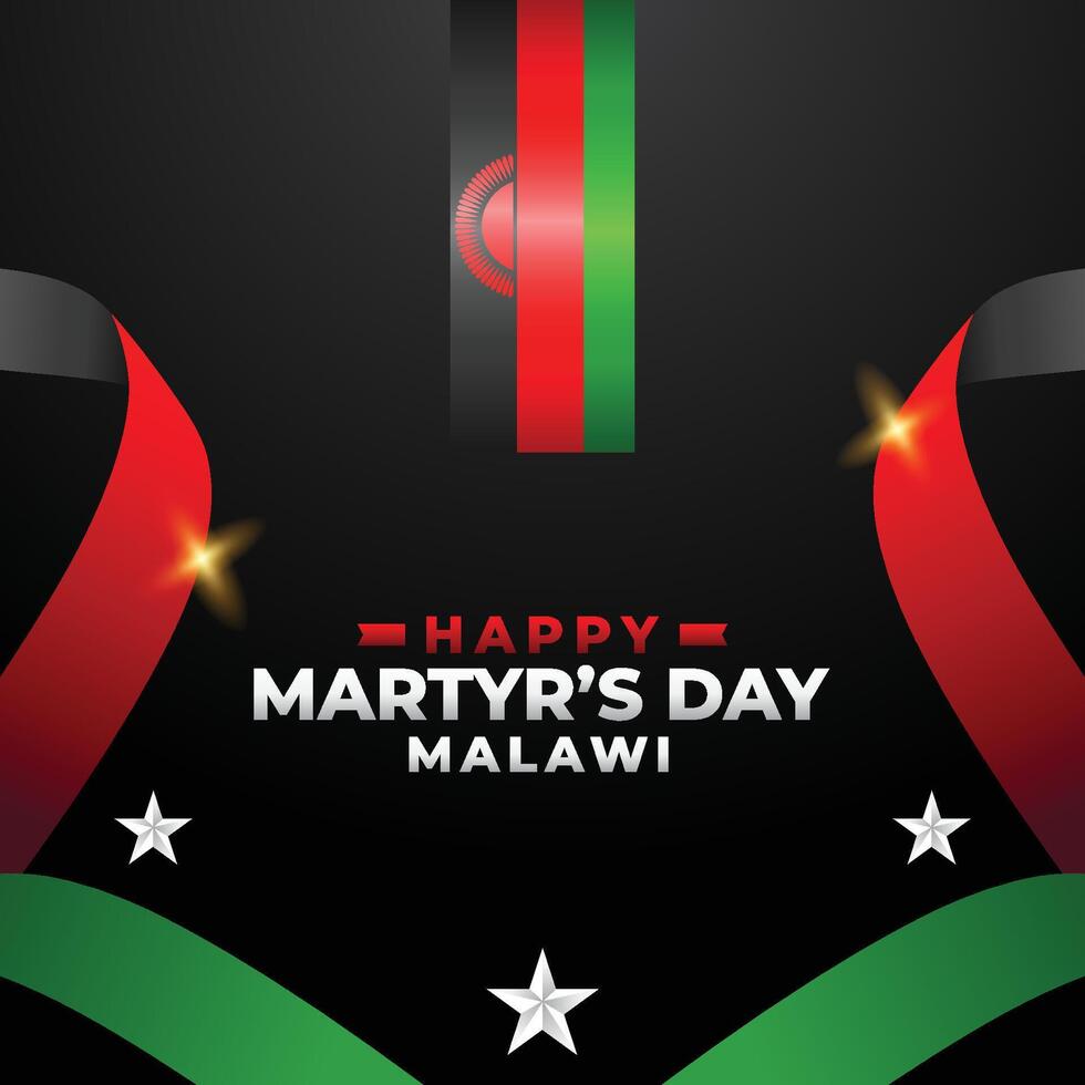 Martyrs Day Malawi Vector Design Template