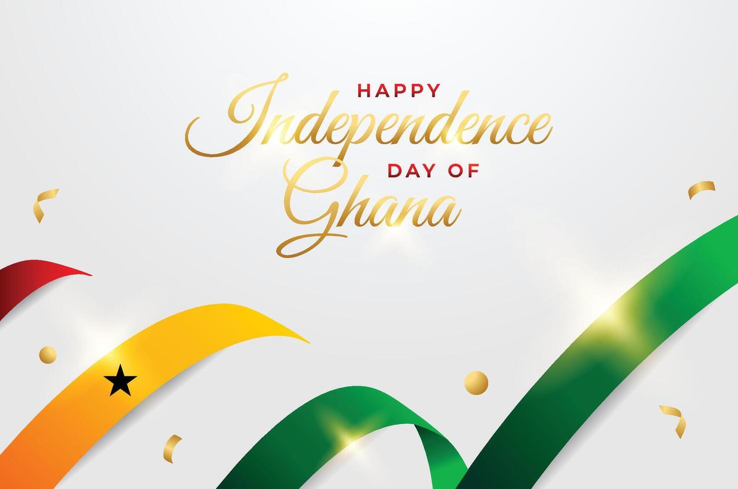 Ghana Independence day design illustration collection vector