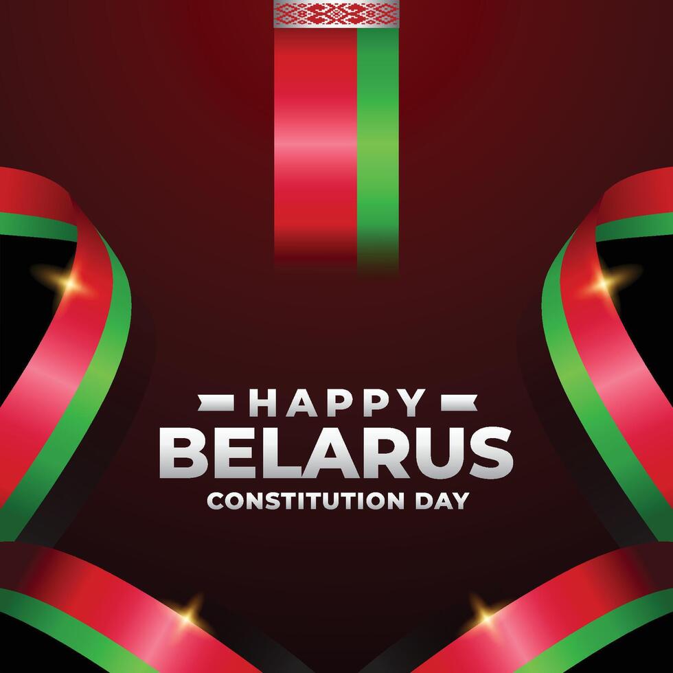 Belarus Constitution day design illustration collection vector