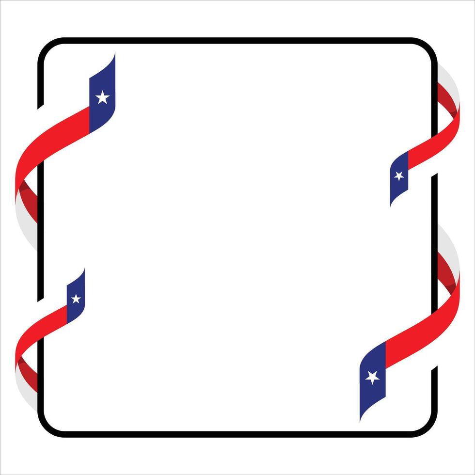Texas Element Independence Day Illustration Design Vector