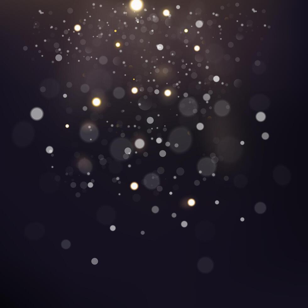 Abstract Bokeh Scattered, Vector Illustration