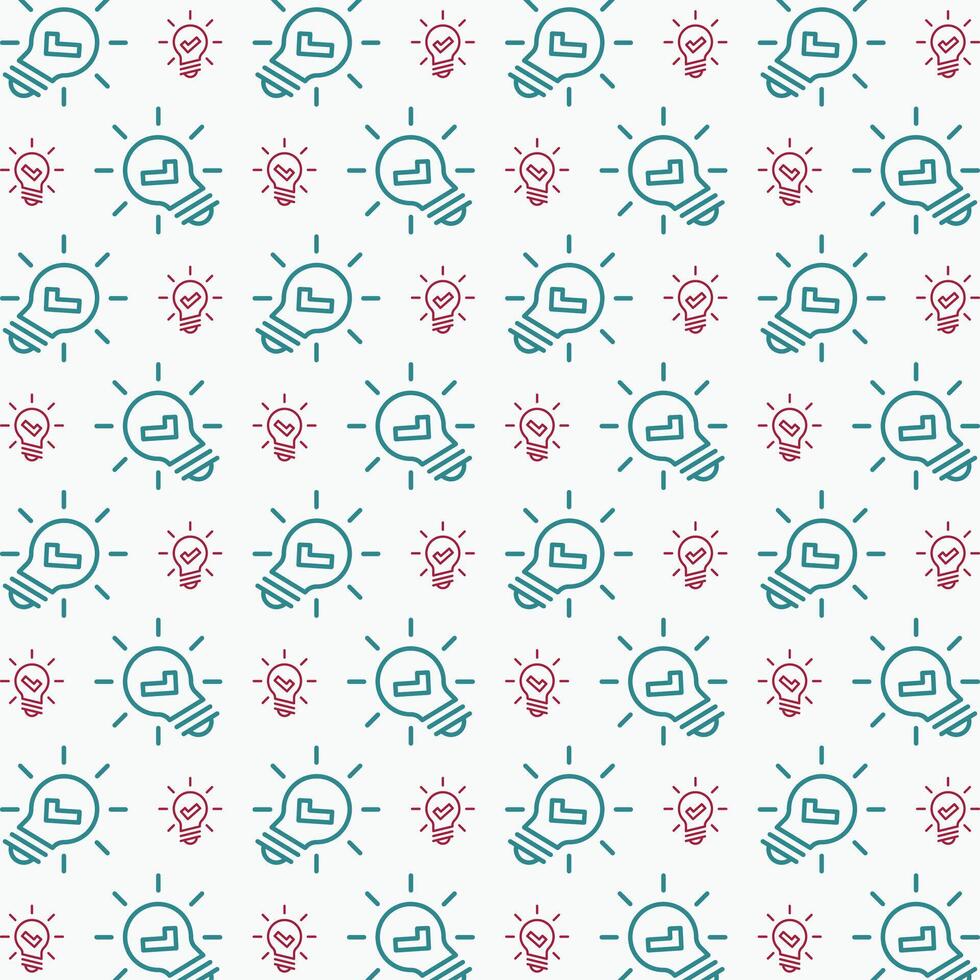 Creative symbol multicolor decorative trendy red repeating pattern vector illustration