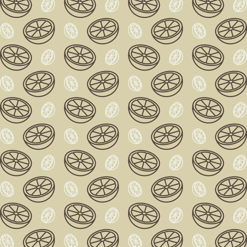 Orange symbol multicolor decorative trendy repeating pattern vector illustration