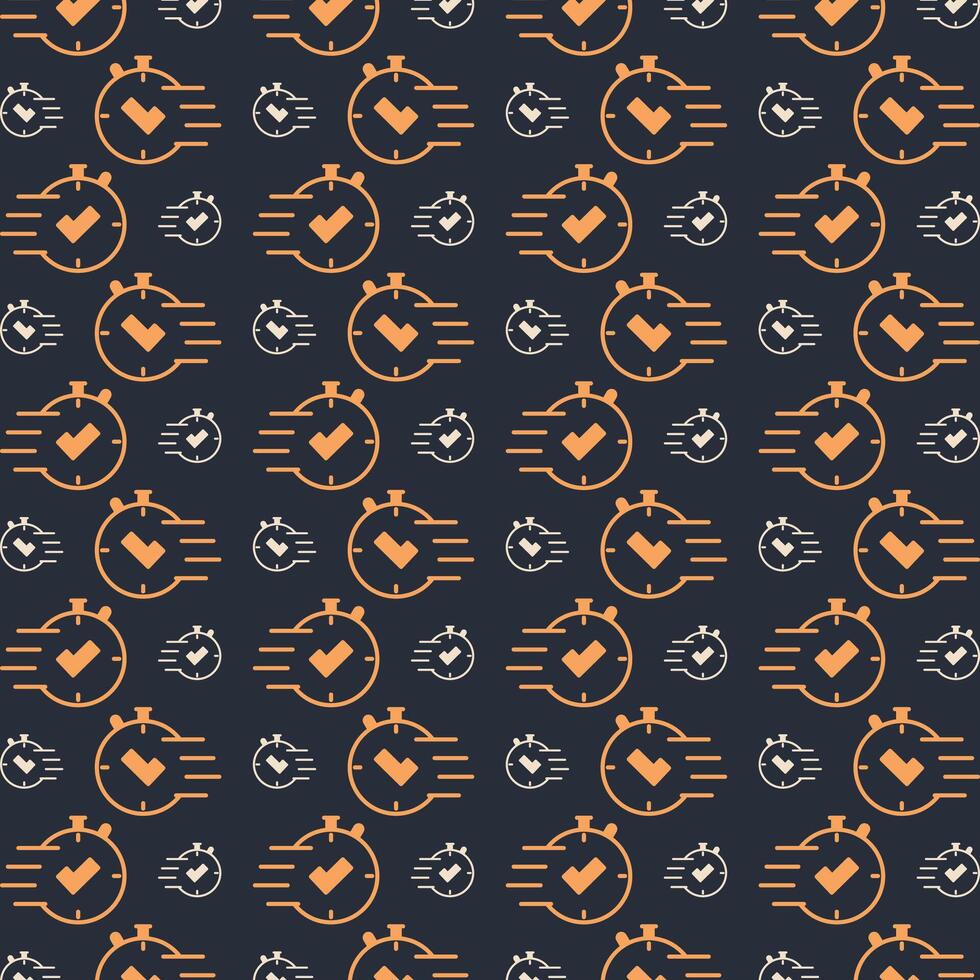 Quick response multicolor repeating trendy pattern in dark background vector illustration