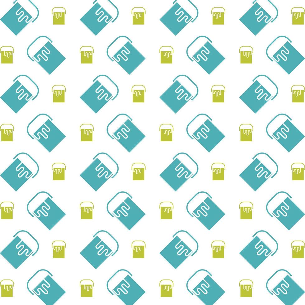 Paint can trendy repeating fashion blue pattern vector illustration background