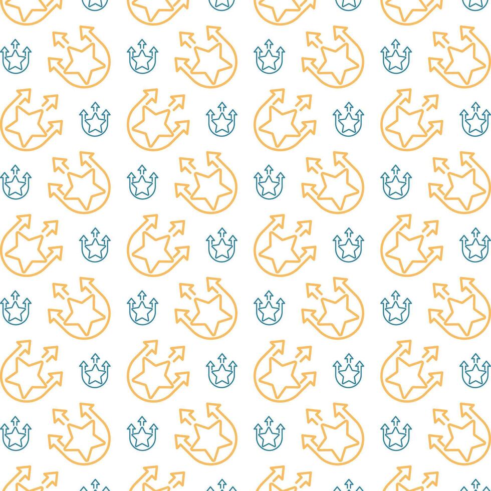 Excellence icon trendy repeating pattern colorful vector illustration background