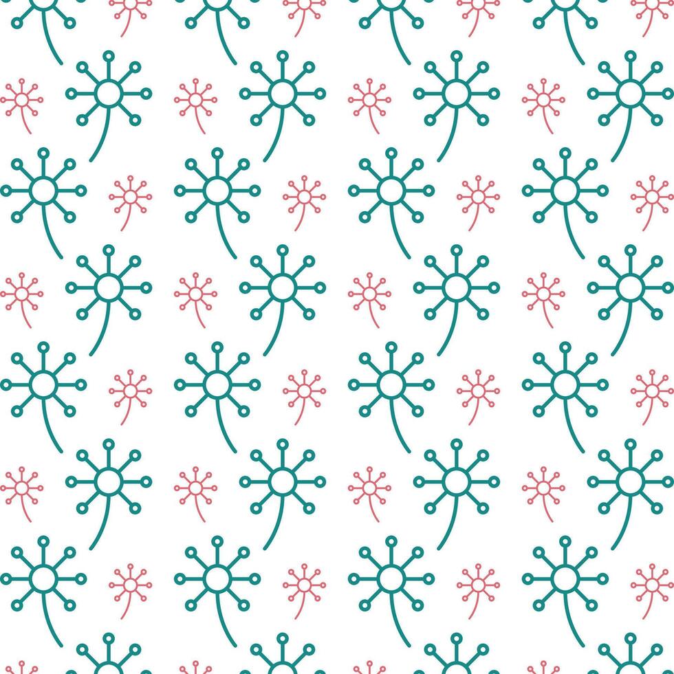 Pollen icon repeated stylish trendy pattern beautiful vector illustration background