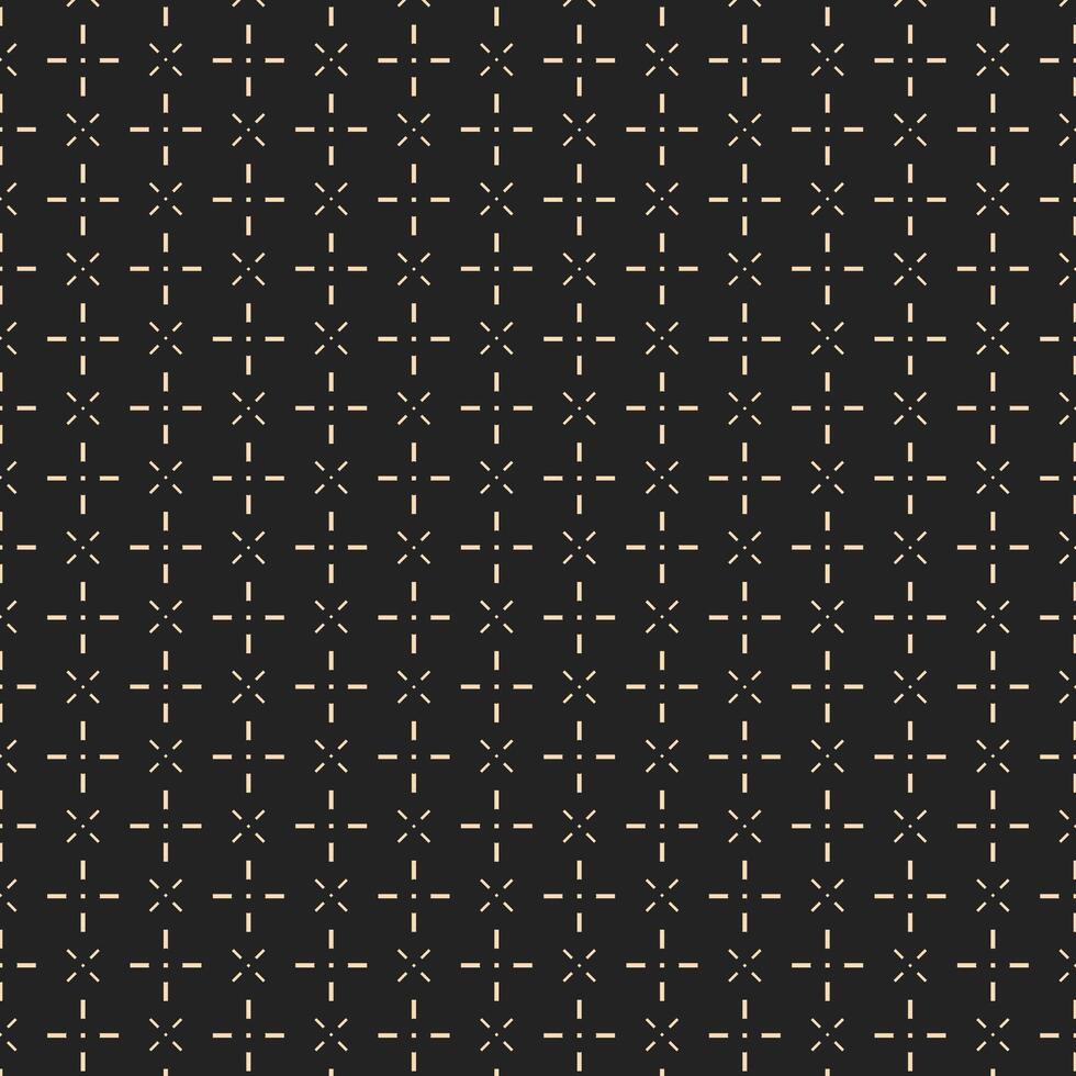 Elegant luxury cross repeated trendy pattern vector illustration background